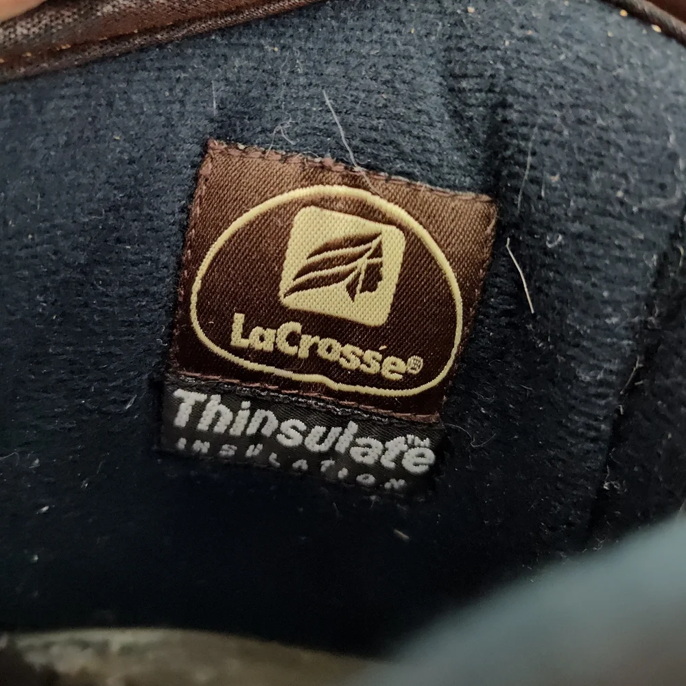LaCrosse Brown and Black Winter Pull On Duck Boots Women's Size 8
